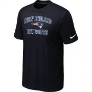 Wholesale Cheap Nike NFL New England Patriots Heart & Soul NFL T-Shirt Black