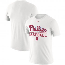 Wholesale Cheap Philadelphia Phillies Nike Practice Performance T-Shirt White