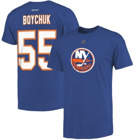Wholesale Cheap New York Islanders #55 Johnny Boychuk Reebok Name and Number T-Shirt Royal