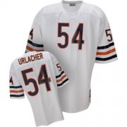 Wholesale Cheap Mitchell and Ness Bears #54 Brian Urlacher White Stitched Throwback NFL Jersey
