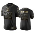 Wholesale Cheap Panthers #22 Christian Mccaffrey Men's Stitched NFL Vapor Untouchable Limited Black Golden Jersey