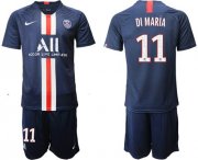 Wholesale Cheap Paris Saint-Germain #11 Di Maria Home Soccer Club Jersey