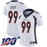 Wholesale Cheap Nike Broncos #99 Jurrell Casey White Women's Stitched NFL 100th Season Vapor Untouchable Limited Jersey