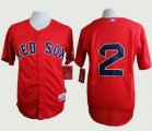 Wholesale Cheap Red Sox #2 Xander Bogaerts Red Cool Base Stitched MLB Jersey