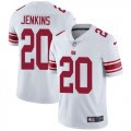 Wholesale Cheap Nike Giants #20 Janoris Jenkins White Men's Stitched NFL Vapor Untouchable Limited Jersey