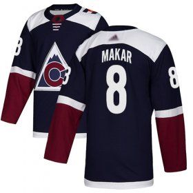 Wholesale Cheap Adidas Avalanche #8 Cale Makar Navy Alternate Authentic Stitched NHL Jersey