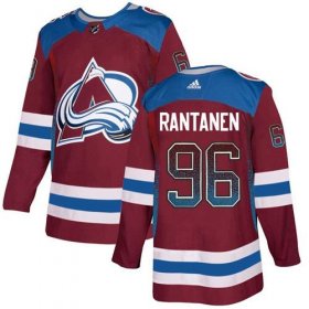 Wholesale Cheap Adidas Avalanche #96 Mikko Rantanen Burgundy Home Authentic Drift Fashion Stitched NHL Jersey