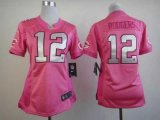 Wholesale Cheap Nike Packers #12 Aaron Rodgers Pink Women's Be Luv'd Stitched NFL Elite Jersey