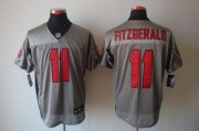 Wholesale Cheap Nike Cardinals #11 Larry Fitzgerald Grey Shadow Men's Stitched NFL Elite Jersey