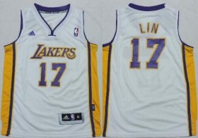 Cheap Los Angeles Lakers #17 Jeremy Lin White Kids Jersey