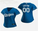 Wholesale Cheap Women's Custom Los Angeles Dodgers 2020 Royal Alternate Nike Jersey