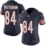 Wholesale Cheap Nike Bears #84 Cordarrelle Patterson Navy Blue Team Color Women's Stitched NFL Vapor Untouchable Limited Jersey