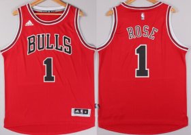 Wholesale Cheap Chicago Bulls #1 Derrick Rose Revolution 30 Swingman 2014 New Red Jersey