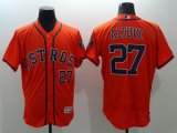 Wholesale Cheap Astros #27 Jose Altuve Orange Flexbase Authentic Collection Stitched MLB Jersey