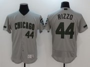 Wholesale Cheap Men Chicago Cubs 44 Rizzo Grey Elite 2021 MLB Jerseys