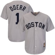 Wholesale Cheap Boston Red Sox #1 Bobby Doerr Majestic Cooperstown Collection Cool Base Player Jersey Gray