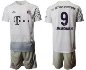 Wholesale Cheap Bayern Munchen #9 Lewandowski Away Soccer Club Jersey