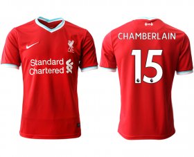 Wholesale Cheap Men 2020-2021 club Liverpool home aaa version 15 red Soccer Jerseys