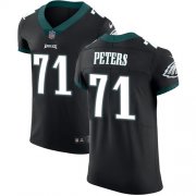 Wholesale Cheap Nike Eagles #71 Jason Peters Black Alternate Men's Stitched NFL Vapor Untouchable Elite Jersey