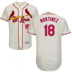 Wholesale Cheap Cardinals #18 Carlos Martinez Cream Flexbase Authentic Collection Stitched MLB Jersey