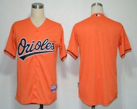 Wholesale Cheap Orioles Blank Orange Cool Base Stitched MLB Jersey