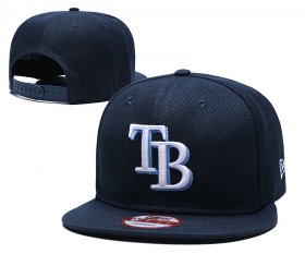 Wholesale Cheap MLB Tampa Bay Rays Navy Blue Snapback
