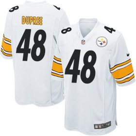 Wholesale Cheap Nike Steelers #48 Bud Dupree White Youth Stitched NFL Elite Jersey