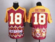 Wholesale Cheap Nike Redskins #18 Josh Doctson Burgundy Red Men's Stitched NFL Elite Noble Fashion Jersey