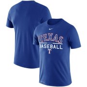 Wholesale Cheap Texas Rangers Nike Practice Performance T-Shirt Royal