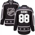 Wholesale Cheap Sharks #88 Brent Burns Black 2017 All-Star Pacific Division Women's Stitched NHL Jersey