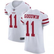 Wholesale Cheap Nike 49ers #11 Marquise Goodwin White Men's Stitched NFL Vapor Untouchable Elite Jersey