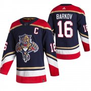 Wholesale Cheap Florida Panthers #16 Aleksander Barkov Black Men's Adidas 2020-21 Reverse Retro Alternate NHL Jersey