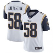 Wholesale Cheap Nike Rams #58 Cory Littleton White Youth Stitched NFL Vapor Untouchable Limited Jersey
