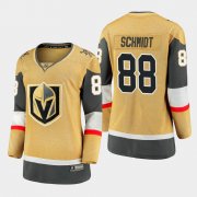 Cheap Vegas Golden Knights #88 Nate Schmidt Women 2020-21 Player Alternate Stitched NHL Jersey Gold