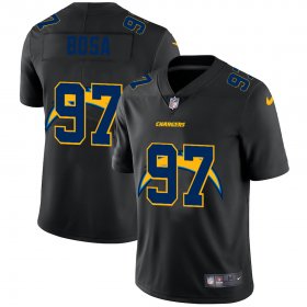 Wholesale Cheap Los Angeles Chargers #97 Joey Bosa Men\'s Nike Team Logo Dual Overlap Limited NFL Jersey Black