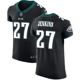 Wholesale Cheap Nike Eagles #27 Malcolm Jenkins Black Alternate Men\'s Stitched NFL Vapor Untouchable Elite Jersey