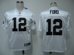 Wholesale Cheap Raiders #12 Jacoby Ford White Stitched NFL Jersey