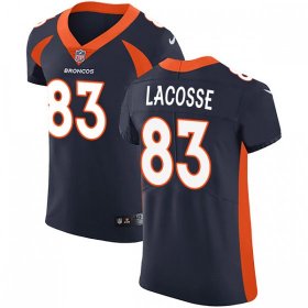 Wholesale Cheap Nike Broncos #83 Matt LaCosse Navy Blue Alternate Men\'s Stitched NFL Vapor Untouchable Elite Jersey