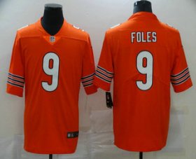 Wholesale Cheap Men\'s Chicago Bears #9 Nick Foles Orange 2017 Vapor Untouchable Stitched NFL Nike Limited Jersey