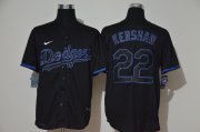Wholesale Cheap Men's Los Angeles Dodgers #24 Kobe Bryant Lights Out Black Fashion Stitched MLB Cool Base Nike Jersey