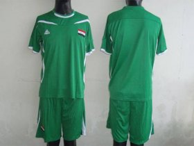 Wholesale Cheap Iraq Blank Green 2011/2012 Soccer Country Jersey