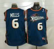 Wholesale Cheap Men's Detroit Pistons #6 Terry Mills Teal Green Soul Swingman Jersey