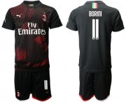Wholesale Cheap AC Milan #11 Borini Third Soccer Club Jersey