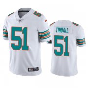 Wholesale Cheap Men's Miami Dolphins #51 Channing Tindall White Color Rush Limited Stitched Football Jersey