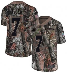 Wholesale Cheap Nike Panthers #7 Kyle Allen Camo Men\'s Stitched NFL Limited Rush Realtree Jersey