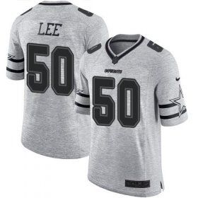 Wholesale Cheap Nike Cowboys #50 Sean Lee Gray Men\'s Stitched NFL Limited Gridiron Gray II Jersey