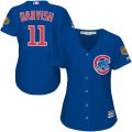 Wholesale Cheap Cubs #11 Yu Darvish Blue Alternate Women's Stitched MLB Jersey