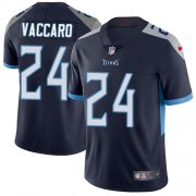 Wholesale Cheap Nike Titans #24 Kenny Vaccaro Navy Blue Team Color Men's Stitched NFL Vapor Untouchable Limited Jersey