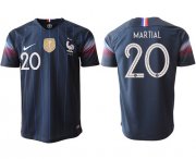 Wholesale Cheap France #20 Martial Home Thai Version Soccer Country Jersey