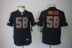 Wholesale Cheap Nike Broncos #58 Von Miller Black Impact Youth Stitched NFL Limited Jersey